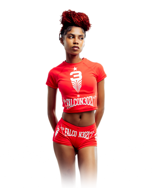 +RED TWO PIECE+
